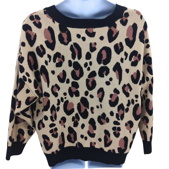 EVRI Sweater Womens 3X Leopard Print Pullover Fall Casual Cozy Plus Size Autumn - Picture 7 of 10
